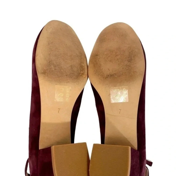 Madewell Leather Inez Stud Ankle Strap Shoes - Picture 6 of 6